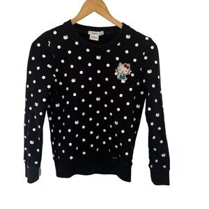 Hello Kitty Black Polka Dot Women's Top
